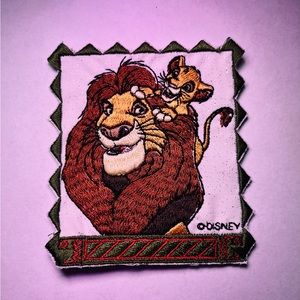 Lion King mufasa and simba Disney iron on patch